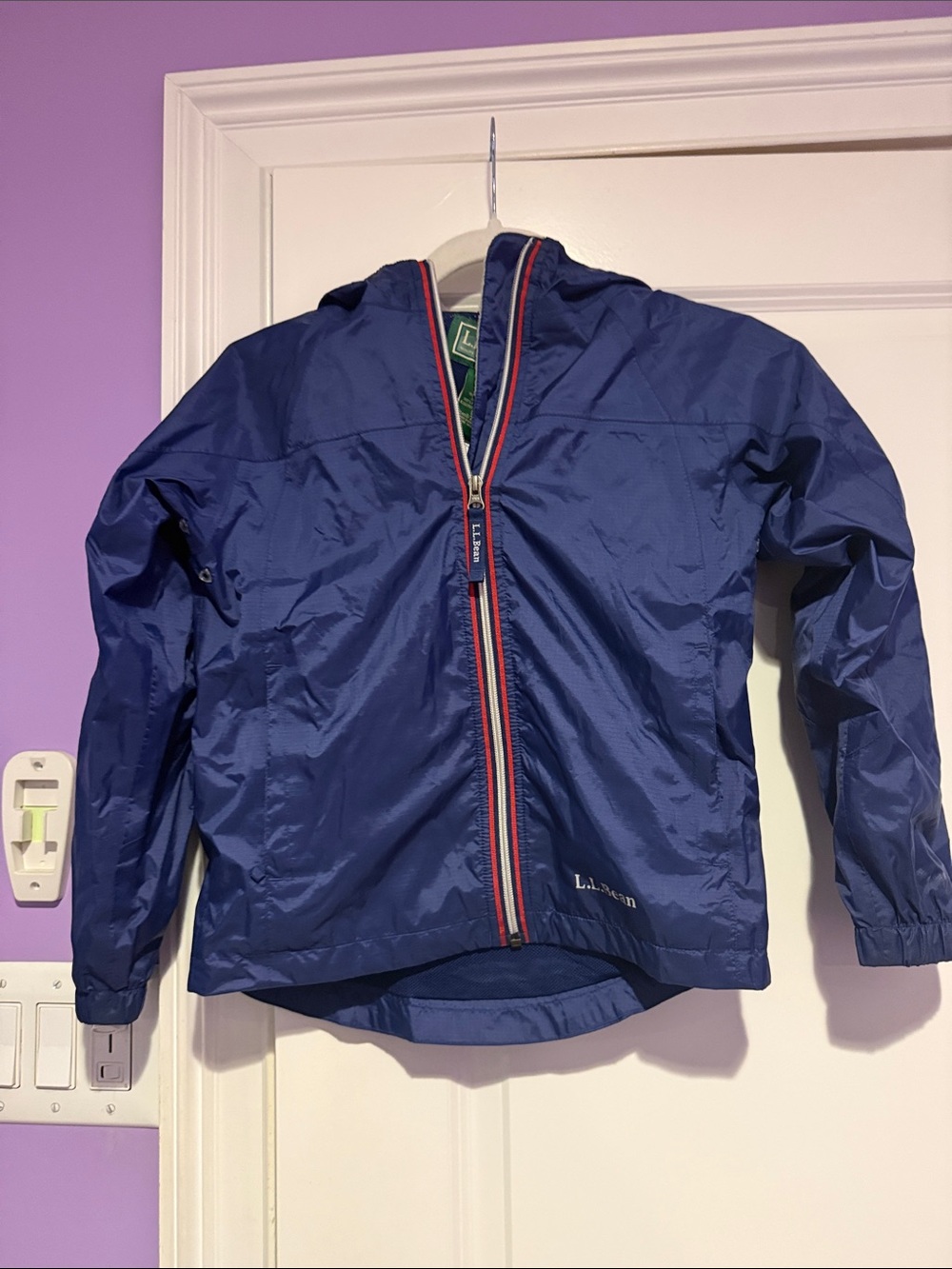 Ll bean boys rain jacket